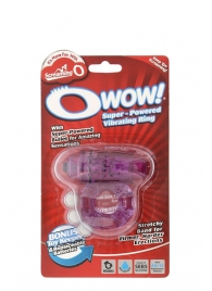 Фиолетовое эрекционное виброкольцо OWOW PURPLE - Screaming O - в Волгодонске купить с доставкой