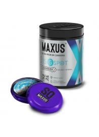 Гладкие презервативы Maxus G spot с двойной спиралью - 15 шт. - Maxus - купить с доставкой в Волгодонске