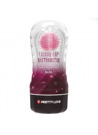 Прозрачный текстурированный мастурбатор Vacuum Cup Masturbator Black Hole - Baile - в Волгодонске купить с доставкой