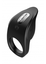 Черное эрекционное виброкольцо Vibro Lust Ring - MALESATION - в Волгодонске купить с доставкой