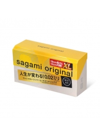 Презервативы увеличенного размера Sagami Original 0.02 XL-size - 12 шт. - Sagami - купить с доставкой в Волгодонске