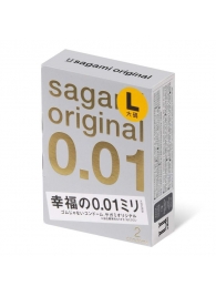 Презервативы Sagami Original 0.01 L-size увеличенного размера - 2 шт. - Sagami - купить с доставкой в Волгодонске