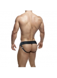 Телесный фаллопротез на черных эластичных ремнях 7 Inch Hollow Strap On - 17 см. - Blush Novelties - купить с доставкой в Волгодонске