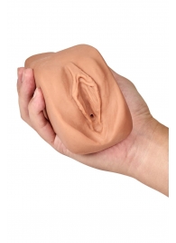 Маструбатор-вагина с вибрацией Soft   Wet Renata Realistic Tan Masturbator - Blush Novelties - в Волгодонске купить с доставкой