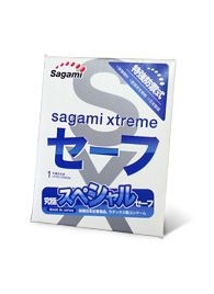 Презерватив Sagami Xtreme Ultrasafe с двойным количеством смазки - 1 шт. - Sagami - купить с доставкой в Волгодонске