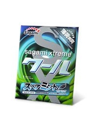 Презерватив Sagami Xtreme Mint с ароматом мяты - 1 шт. - Sagami - купить с доставкой в Волгодонске