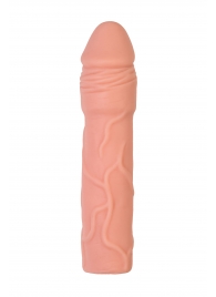 Телесная удлиняющая насадка с подхватом - 19 см. - ToyFa - в Волгодонске купить с доставкой