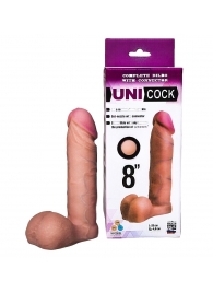 Фаллическая насадка для страпона UNICOCK 8  - 20 см. - LOVETOY (А-Полимер) - купить с доставкой в Волгодонске