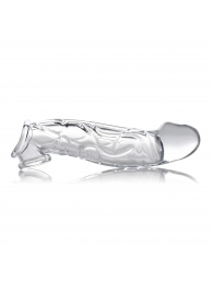 Прозрачная насадка для увеличения члена 2 Inch Clear Extender Sleeve - XR Brands - в Волгодонске купить с доставкой