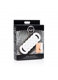 Комплект из 6 прозрачных эрекционных колец Ring Master Custom Ball Stretcher Kit - XR Brands - в Волгодонске купить с доставкой