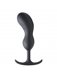 Черный массажер простаты с утяжелителями Premium Silicone Weighted Prostate Plug XL - 20,8 см. - XR Brands - в Волгодонске купить с доставкой