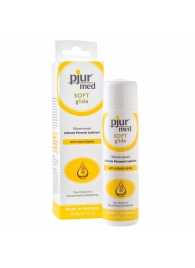 Силиконовый лубрикант с жожоба pjur MED Soft glide - 100 мл. - Pjur - купить с доставкой в Волгодонске