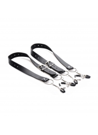 Ремни с зажимами для половых губ Spread Labia Spreader Straps with Clamps - XR Brands - купить с доставкой в Волгодонске