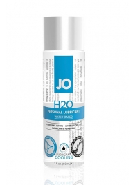 Охлаждающий лубрикант на водной основе JO Personal Lubricant H2O COOLING - 60 мл. - System JO - купить с доставкой в Волгодонске