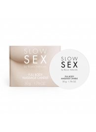 Массажная свеча для всего тела Slow Sex - 50 гр. - Bijoux Indiscrets - купить с доставкой в Волгодонске