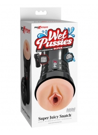 Мастурбатор-вагина в колбе Super Juicy Snatch - Pipedream - в Волгодонске купить с доставкой