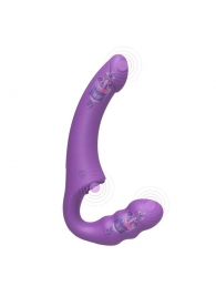 Фиолетовый безремневой страпон Straples Strap-On Dildo - Erokay - купить с доставкой в Волгодонске