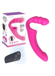 Розовый безремневой страпон Straples Strap-On Dildo - Erokay - купить с доставкой в Волгодонске
