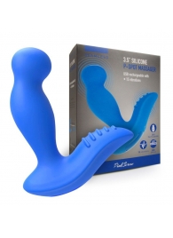 Синий вибромассажер простаты 3,5’’ P-spot Massager - 12,5 см. - Erokay - в Волгодонске купить с доставкой