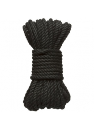 Черная верёвка для связывания и фиксации Bind Tie - 9,14 м. - Doc Johnson - купить с доставкой в Волгодонске