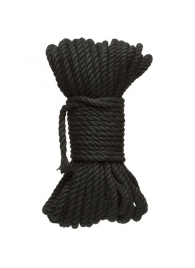 Черная верёвка для связывания и фиксации Bind Tie - 15,24 м. - Doc Johnson - купить с доставкой в Волгодонске
