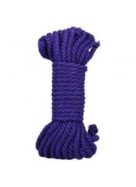 Фиолетовая верёвка для связывания и фиксации Bind Tie - 9,14 м. - Doc Johnson - купить с доставкой в Волгодонске