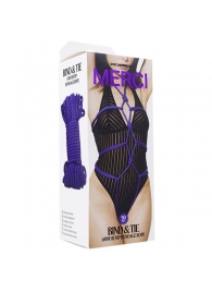 Фиолетовая верёвка для связывания и фиксации Bind Tie - 15,24 м. - Doc Johnson - купить с доставкой в Волгодонске