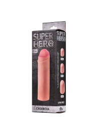Фаллоудлинитель SUPER HERO Casanova - 18 см. - Lola Games - в Волгодонске купить с доставкой