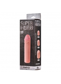 Фаллоудлинитель SUPER HERO Tempter - 16 см. - Lola Games - в Волгодонске купить с доставкой
