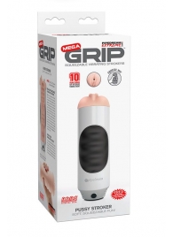Мастурбатор-вагина Extreme Toyz Mega Grip Vibrating Stroker Mouth - Pipedream - в Волгодонске купить с доставкой