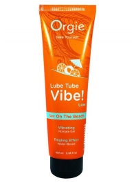 Гель с эффектом вибрации Lube Tube Vibe Low Sex On The Beach - 100 мл. - ORGIE - купить с доставкой в Волгодонске