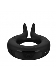 Черное эрекционное кольцо Marry Me Rechargeable Vibrating Cockring - Adrien Lastic - в Волгодонске купить с доставкой