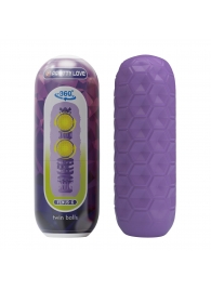 Фиолетовый мастурбатор Venus-X Twin balls - Baile - в Волгодонске купить с доставкой