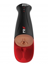 Мастурбатор-вагина в колбе с вибрацией Fuck-O-Matic Pro XL - Pipedream - в Волгодонске купить с доставкой