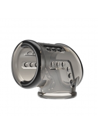 Дымчатая насадка на пенис и мошонку - Baile - в Волгодонске купить с доставкой