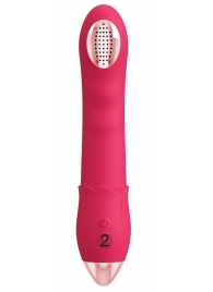 Малиновая насадка на душ с вибрацией Showers to orgasm - 20,1 см. - Orion - купить с доставкой в Волгодонске