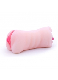 Телесный двусторонний мастурбатор - вагина и ротик - Boys of Toys - в Волгодонске купить с доставкой