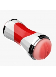 Двусторонний мастурбатор в колбе Power Grip Cup - вагина и ротик - Boys of Toys - в Волгодонске купить с доставкой