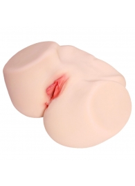 Мастурбатор-полуторс с двойным слоем материала Jenny Onahole Real Vagina - KOKOS - в Волгодонске купить с доставкой