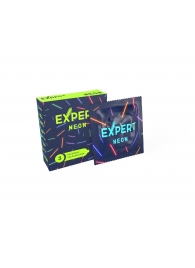Светящиеся в темноте презервативы Expert Neon - 3 шт. - Expert - купить с доставкой в Волгодонске