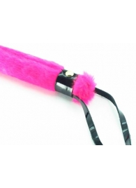 Нежная плеть с розовым мехом BDSM Light - 43 см. - БДСМ Арсенал - купить с доставкой в Волгодонске