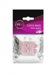 Прозрачная насадка на пенис с цветными шариками - Erowoman-Eroman - в Волгодонске купить с доставкой