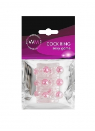 Прозрачная сквозная насадка на пенис с цветными шариками - Erowoman-Eroman - в Волгодонске купить с доставкой