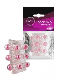 Прозрачная сквозная насадка на пенис с цветными шариками - Erowoman-Eroman - в Волгодонске купить с доставкой