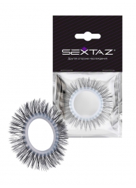 Круглое эрекционное кольцо с длинными «ресничками» - Sextaz - в Волгодонске купить с доставкой