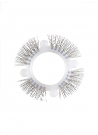 Эластичное кольцо с «ресничками» и 4 шариками - Sextaz - в Волгодонске купить с доставкой