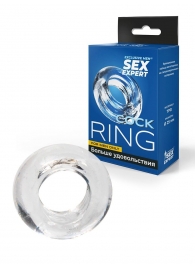 Прозрачное эрекционное кольцо-бублик - Sex Expert - в Волгодонске купить с доставкой