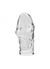 Прозрачная насадка на пенис Booker - 8 см. - Baile - в Волгодонске купить с доставкой