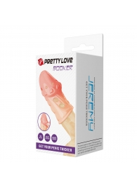 Телесная насадка на пенис Booker - 8 см. - Baile - в Волгодонске купить с доставкой