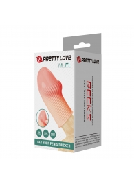 Телесная насадка на пенис Huel - 9 см. - Baile - в Волгодонске купить с доставкой